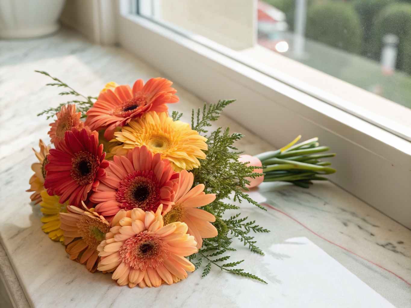 Gerbera — Farbe für den Geburtstag