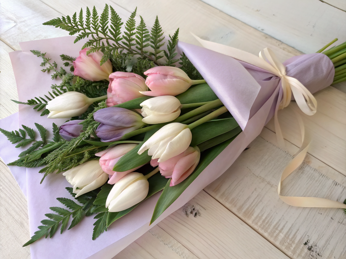 Blumenstrauß Glücksmoment