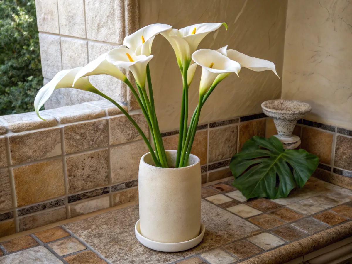 Calla Trauerblume — Unsterblichkeit, Schönheit, Eleganz