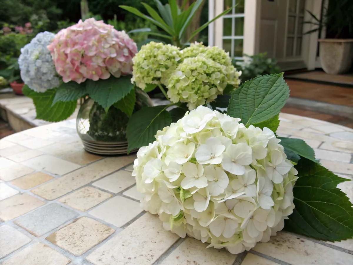 Hortensie Trauerblume — Dankbarkeit, aufrichtige Gefühle